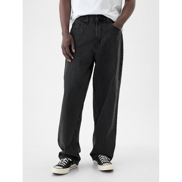 GAP Other - GAP Men's Relaxed Baggy Fit Black Denim Jeans in Size 32